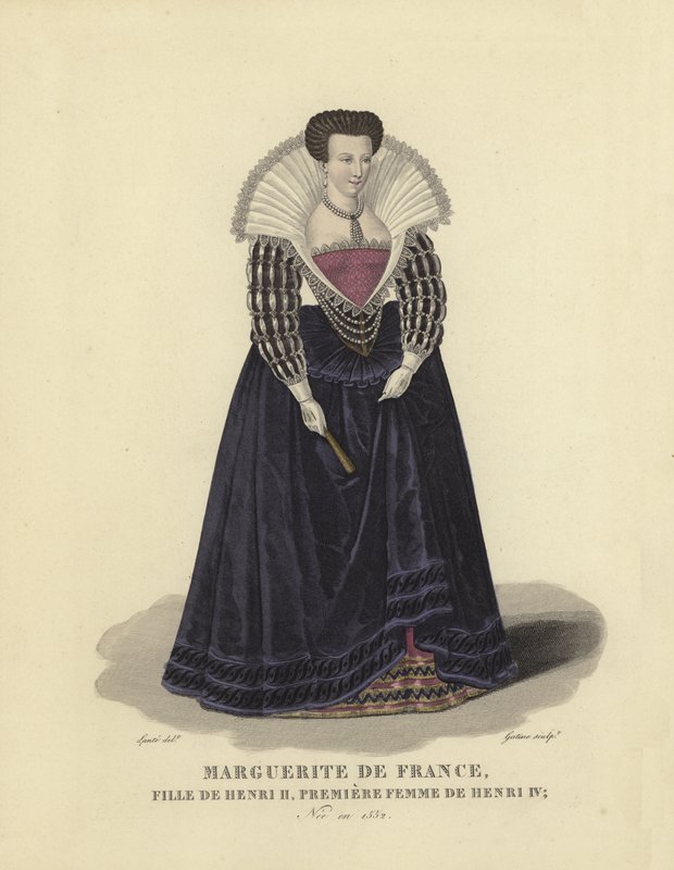 Margaret of France, daughter of King Henry II of France and first wife of King Henry IV of France by French School