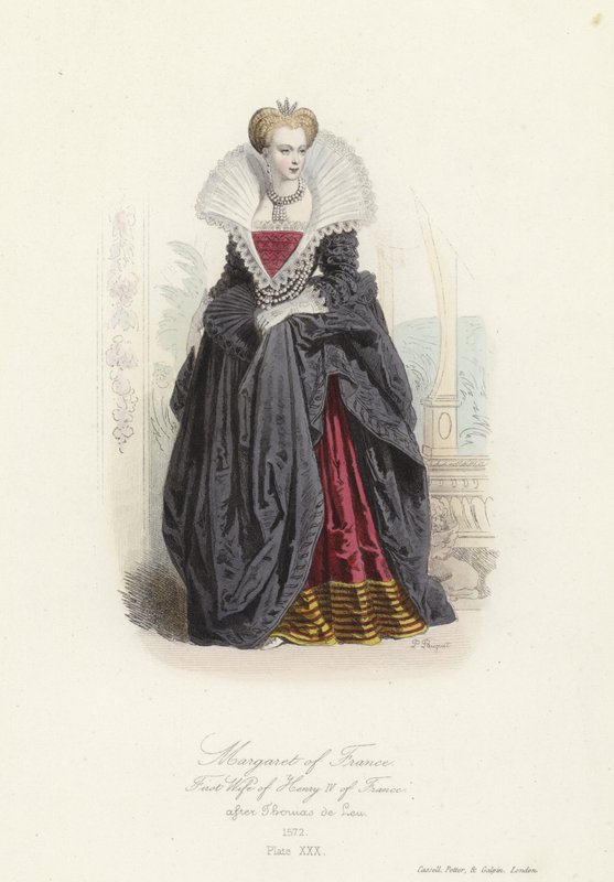 Margaret of France, first wife of Henry IV of France by French School
