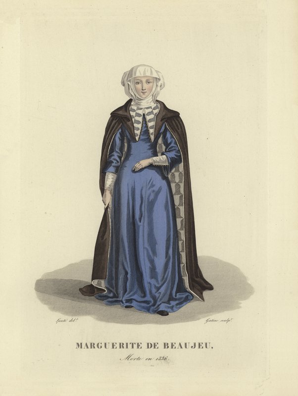 Marguerite de Beaujeu by French School