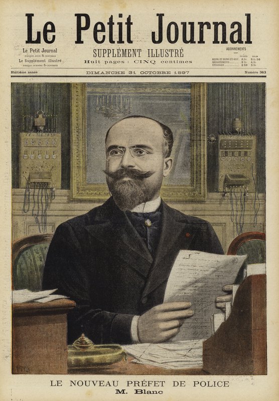 Marie-Charles Blanc, the New Prefect of Police of Paris, 1897 by French School