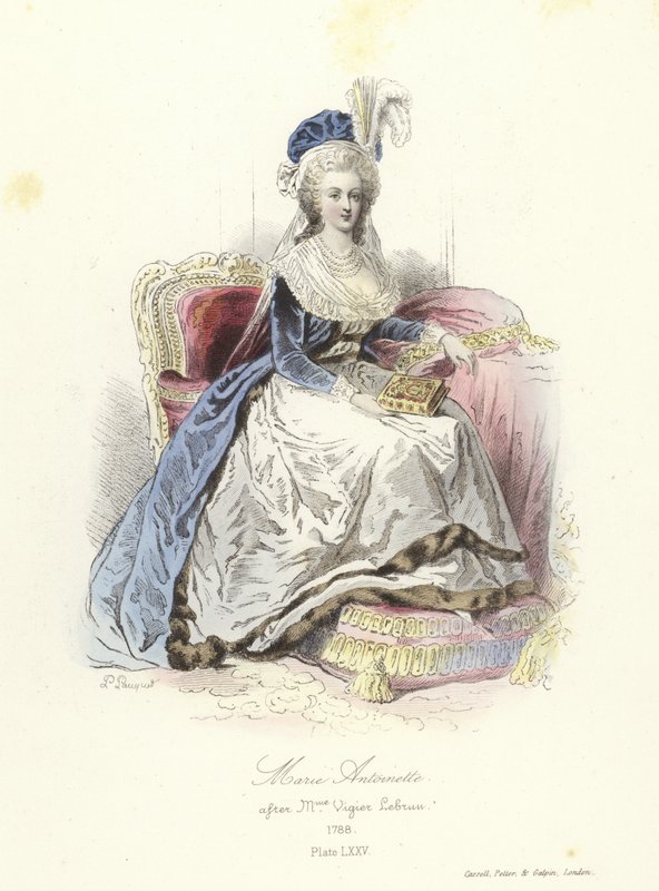 Marie Antoinette, Queen Consort of Louis XVI of France by French School