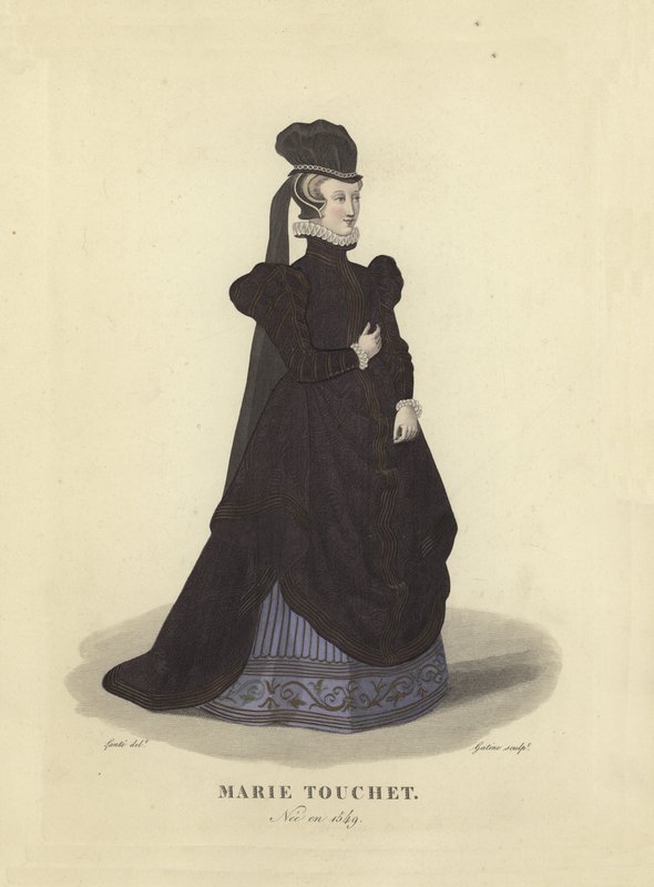 Marie Touchet, mistress of King Charles IX of France by French School