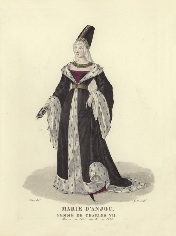 Marie of Anjou, wife of King Charles VII of France by French School