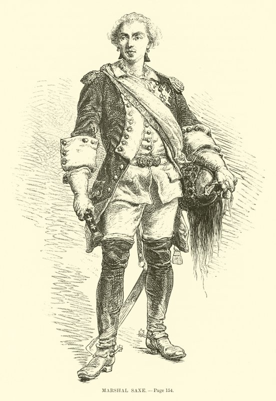 Marshal Saxe by French School