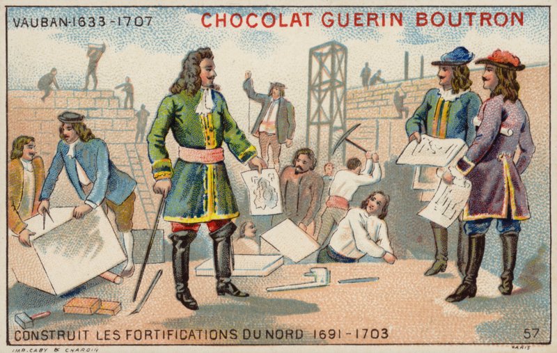 Marshal Vauban Constructing the Fortifications of the North by French School