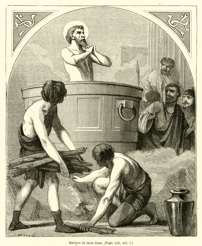 Martyrdom of Saint John by French School