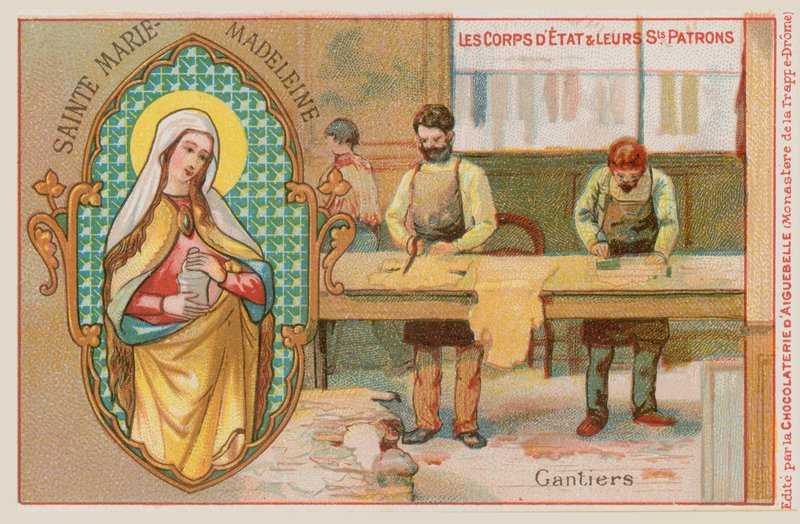 Mary Magdalene, patron saint of glove makers by French School