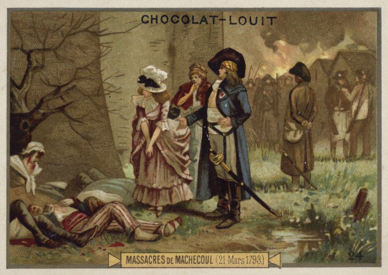 Massacres of Machecoul, 21 March 1793 by French School