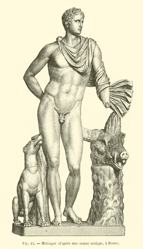 Meleager (engraving) by French School