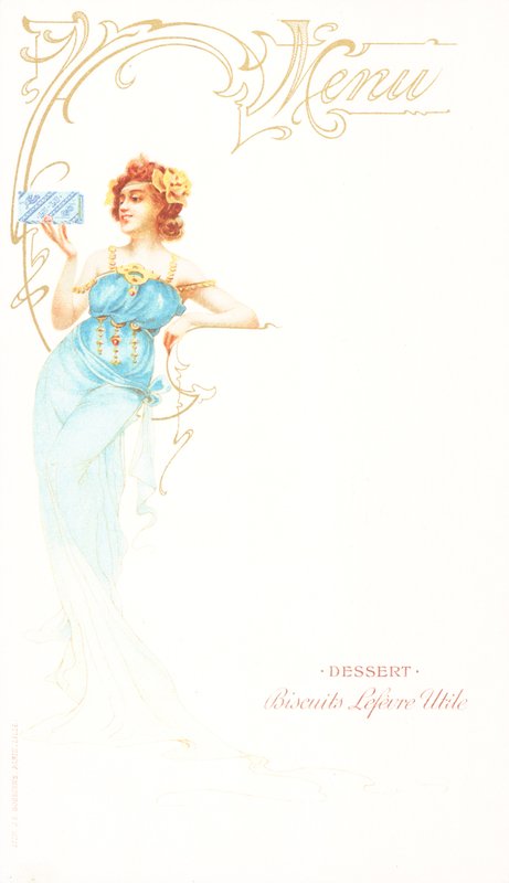 Menu Card by French School