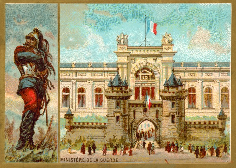 Ministry of War, Paris by French School