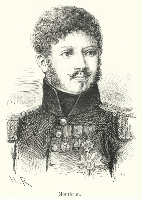 Montbrun (engraving) by French School