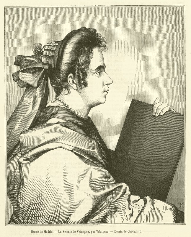 Museum of Madrid, The Wife of Velasquez by French School