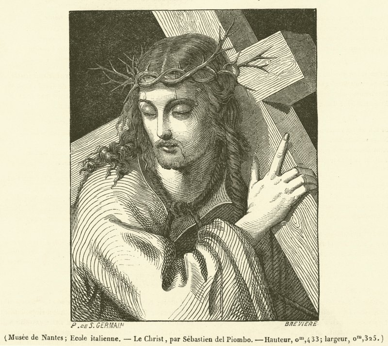 Museum of Nantes, Italian School, The Christ by French School