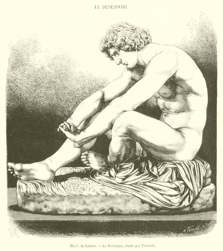 Louvre Museum, Despair by French School