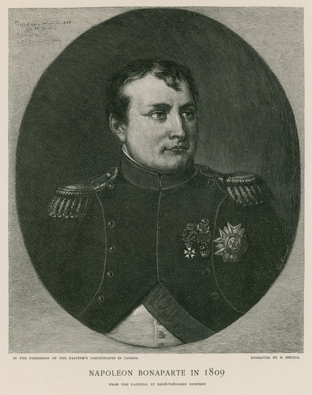 Napoleon Bonaparte in 1809 by French School