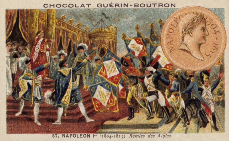 Napoleon and the Distribution of the Eagle Standards by French School