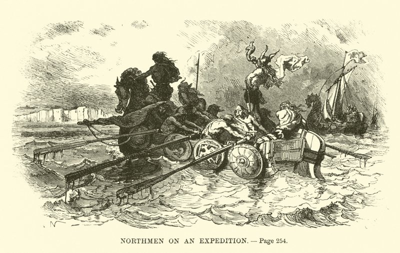 Northmen on an Expedition by French School