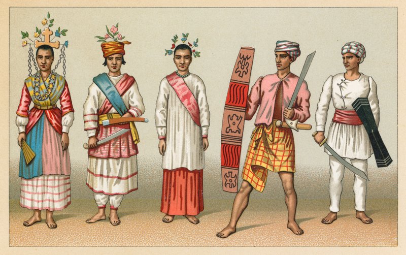 Oceania Costume by French School