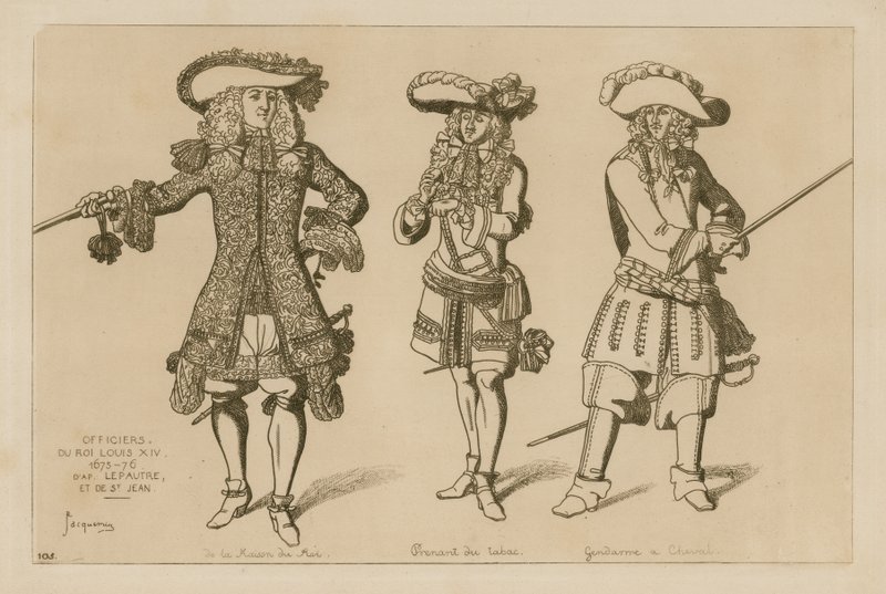 Officers of King Louis XIV by French School