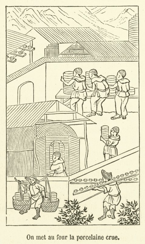 Putting Raw Porcelain in the Oven by French School