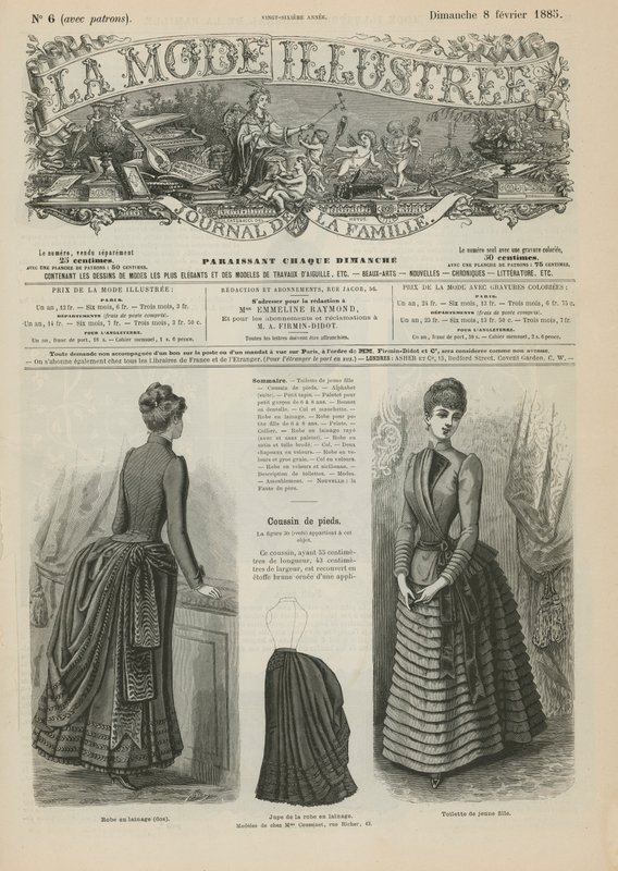 Page from La Mode Illustrée by French School