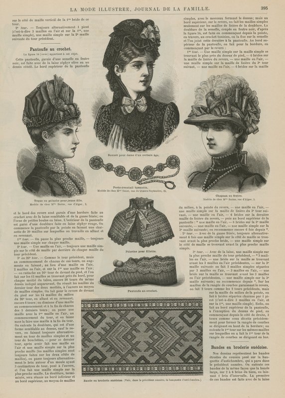 Page from La Mode Illustree by French School