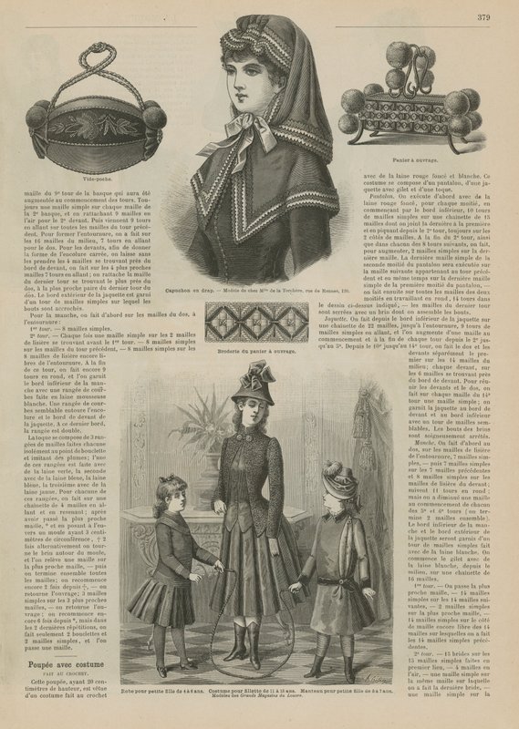 Page from La Mode Illustree by French School