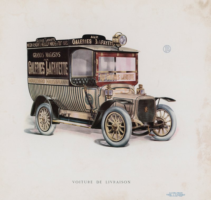 Page from Panhard & Levassor catalogue by French School