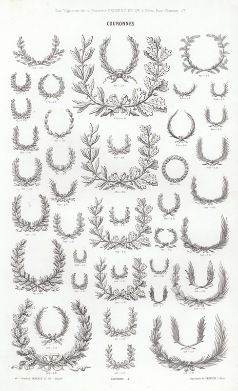 Page from Vignettes Typographiques by French School