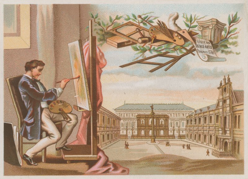 Painter and the École des Beaux-Arts, Paris by French School