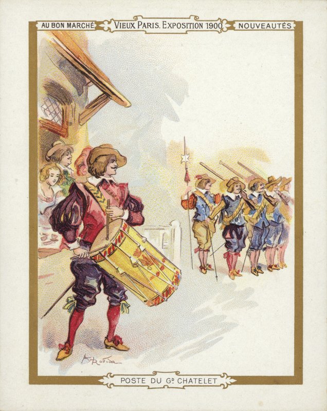 Paris Exposition 1900, Cavalier Drumming by French School
