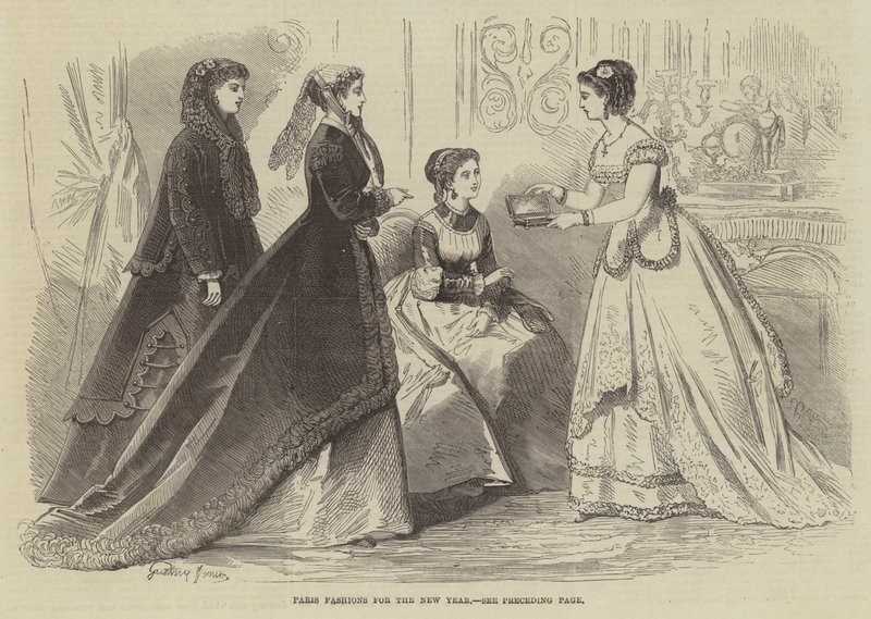 Paris Fashions for the New Year by French School