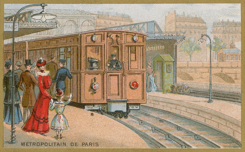 Paris Metro by French School