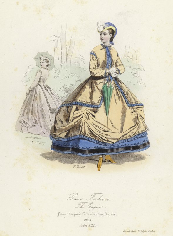 Paris Fashions, Time of the Second Empire by French School