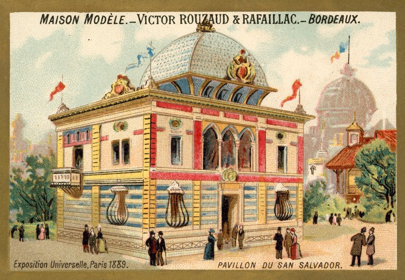 Pavilion of San Salvador, Exposition Universelle, Paris by French School