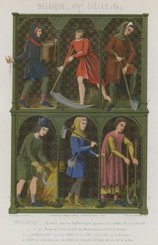 Peasants and Gardeners by French School