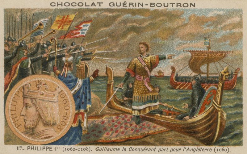 Philip I, King of France: William the Conqueror Leaving for England, 1060 by French School