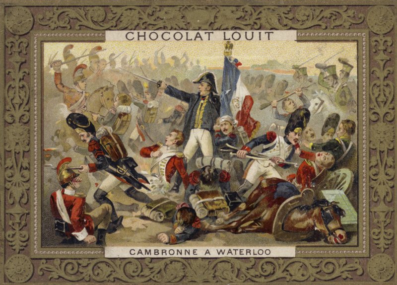 Pierre Cambronne at the Battle of Waterloo, 1815 by French School