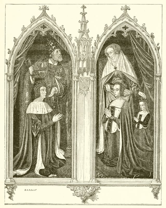 Pierre de Bourbon and Anne de Beaujeu, His Wife by French School