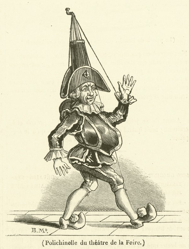 Polichinelle from the Fair Theatre by French School