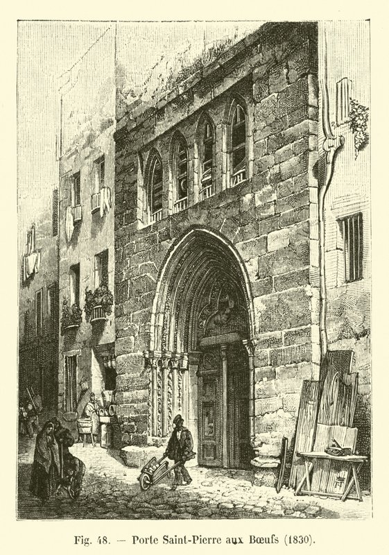 Saint-Pierre aux Boeufs Gate, 1830 by French School