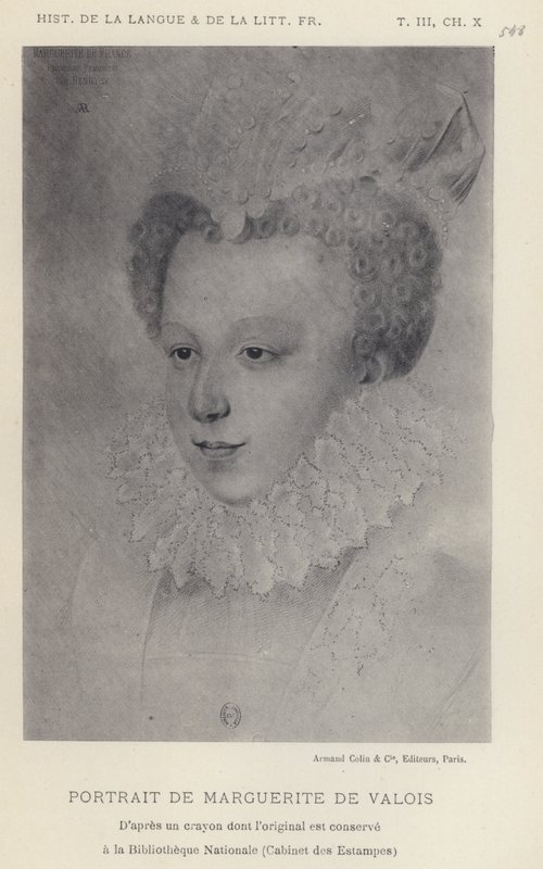 Portrait of Marguerite de Valois by French School