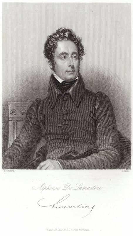 Portrait of Alphonse de Lamartine by French School