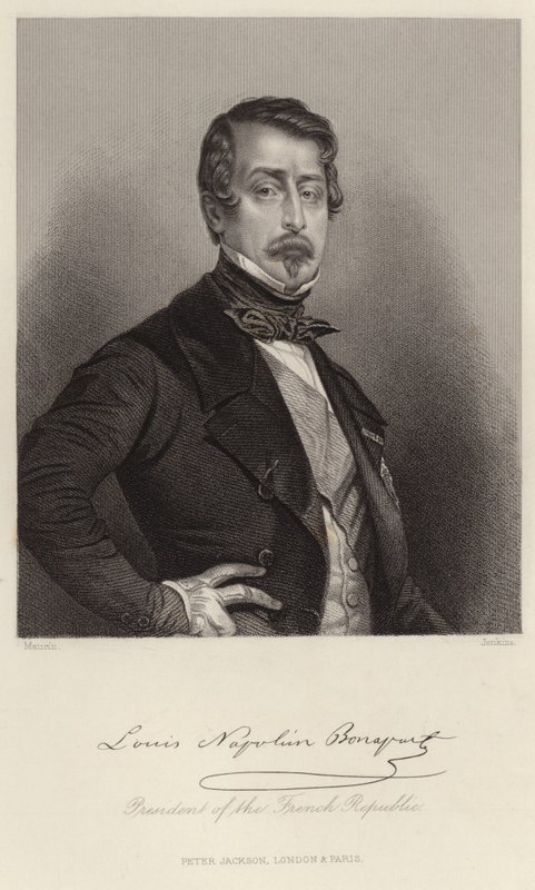 Portrait of Louis-Napoleon Bonaparte by French School