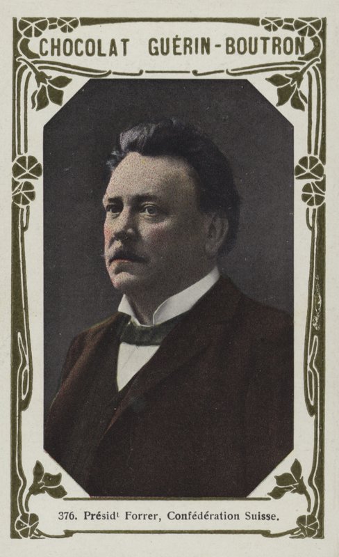 President Forrer, Swiss Confederation by French School