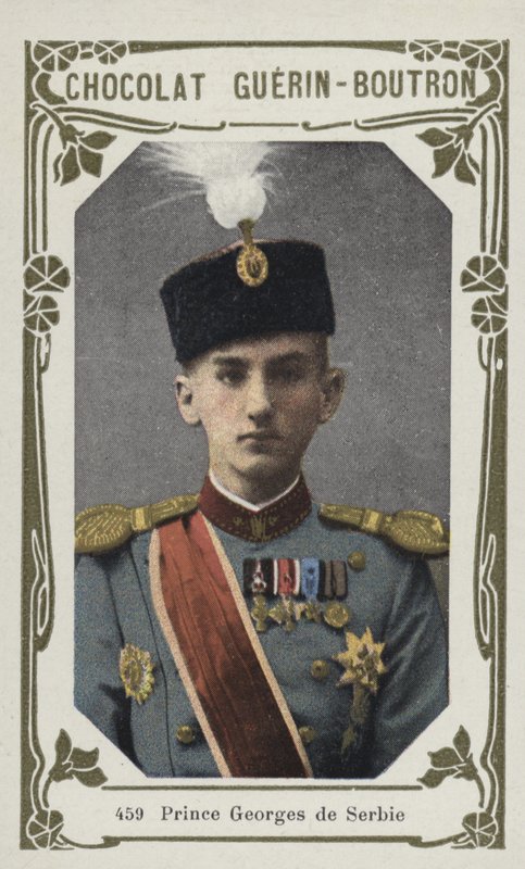 Prince George of Serbia by French School