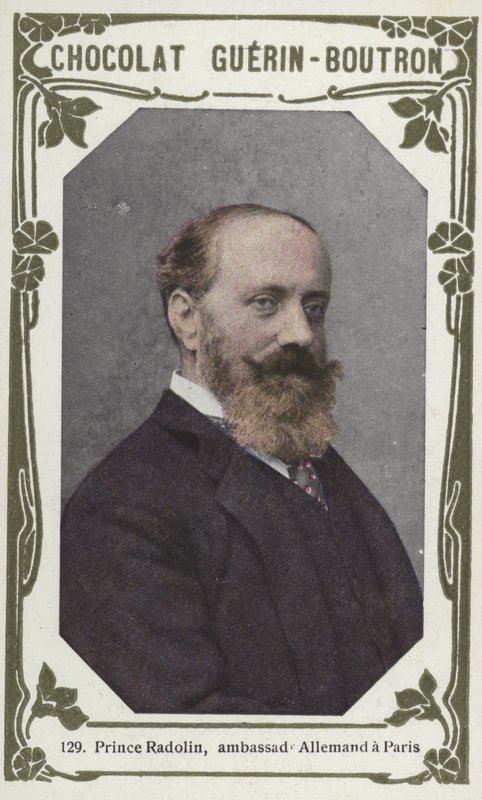Prince Radolin, German Ambassador in Paris by French School