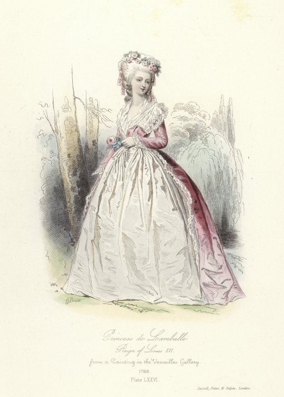 Princess de Lamballe, Reign of Louis XVI of France by French School