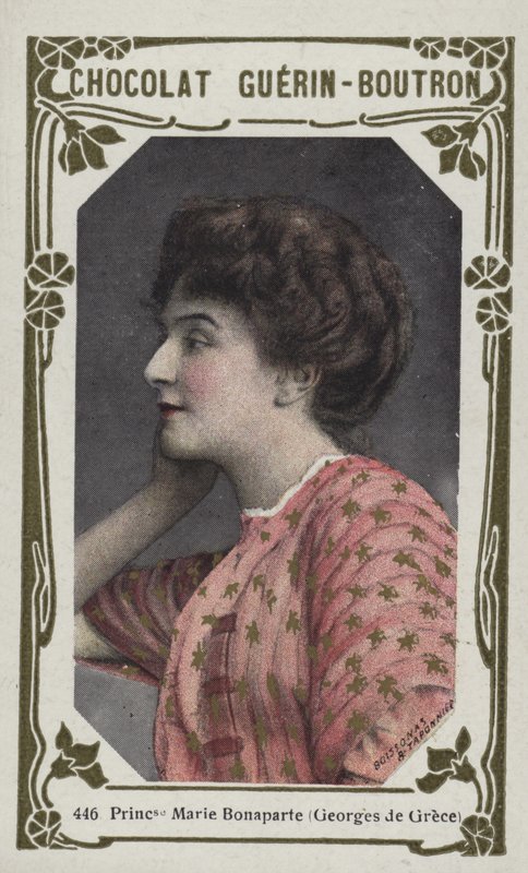Princess Marie Bonaparte, Georges of Greece by French School